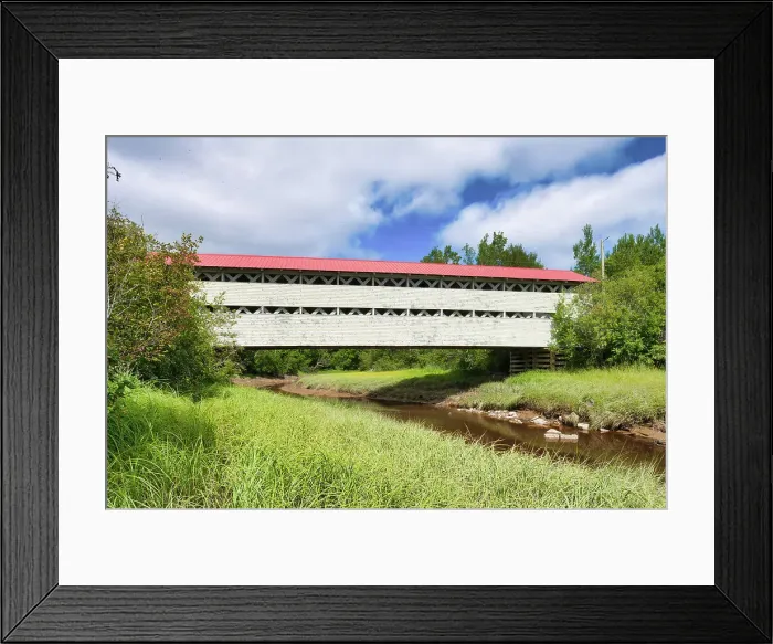 Framed Print : Pont Emile-Lapointe, riviere Saint-Athanase. Cote-Nord Pointe-aux-Outardes, Quebec, Canada Framed Print : Pont Emile-Lapointe, riviere Saint-Athanase. Cote-Nord Pointe-aux-Outardes, Quebec, Canada