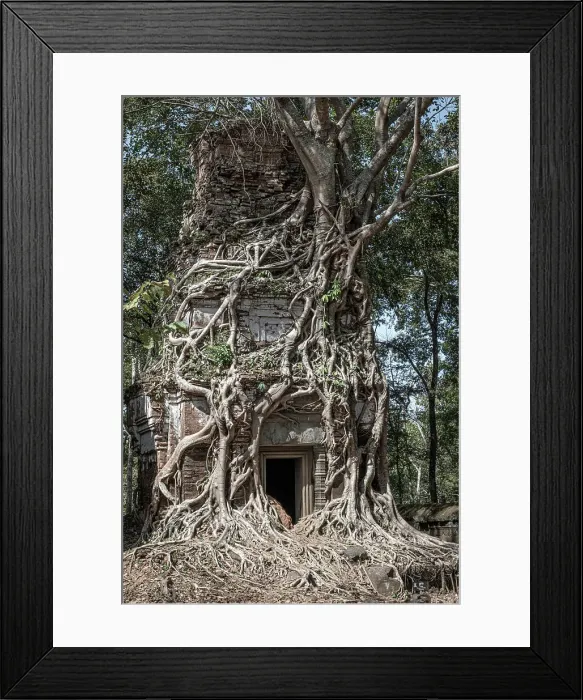 Framed Print : Asia, Southeast Asia, Cambodia, Preah Vihear, Koh Ker ruins; 10th-Century temple complex in the north Cambodian jungle. Former capital of the Khmer Empire Framed Print : Asia, Southeast Asia, Cambodia, Preah Vihear, Koh Ker ruins; 10th-Century temple complex in the north Cambodian jungle. Former capital of the Khmer Empire