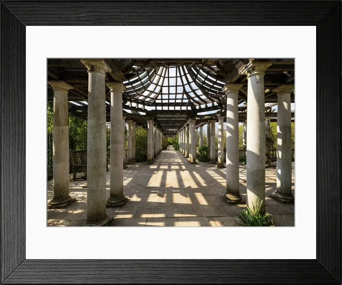 Framed Print : Hampstead Pergola, London, England Framed Print : Hampstead Pergola, London, England