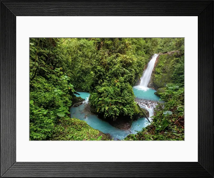 Framed Print : Costa Rica, La Pintada waterfall Framed Print : Costa Rica, La Pintada waterfall