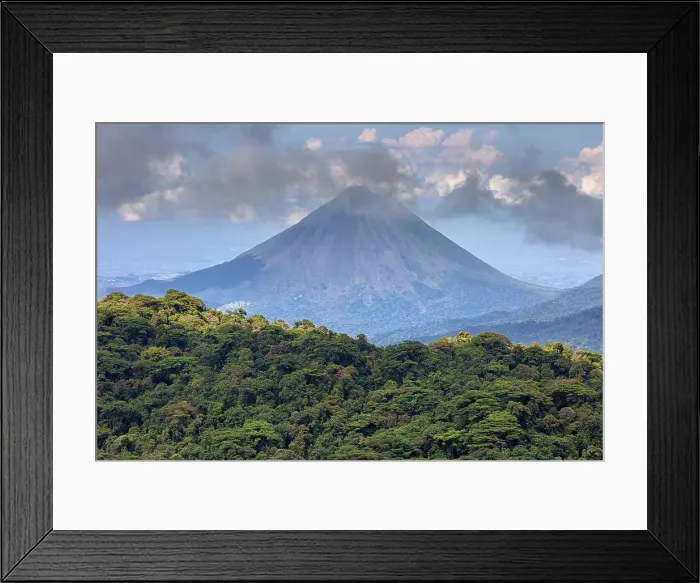 Framed Print : Costa Rica, Cloud forest, Reserva Bosque Nuboso Santa Elena, volcano Arenal, viewpoint near Santa Elena town Framed Print : Costa Rica, Cloud forest, Reserva Bosque Nuboso Santa Elena, volcano Arenal, viewpoint near Santa Elena town