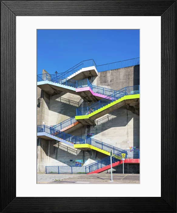 Framed Print : The Augusta Steps, Ramsgate, Kent, England Framed Print : The Augusta Steps, Ramsgate, Kent, England
