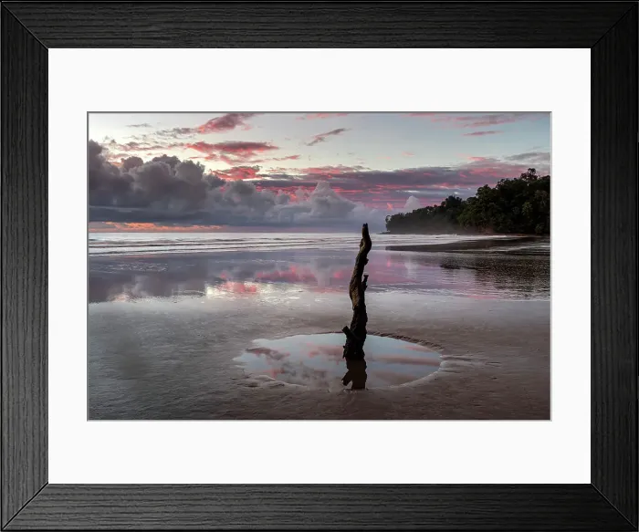 Framed Print : Costa Rica, Pacific coast, sunset, Arco Beach, near Uvita town Framed Print : Costa Rica, Pacific coast, sunset, Arco Beach, near Uvita town