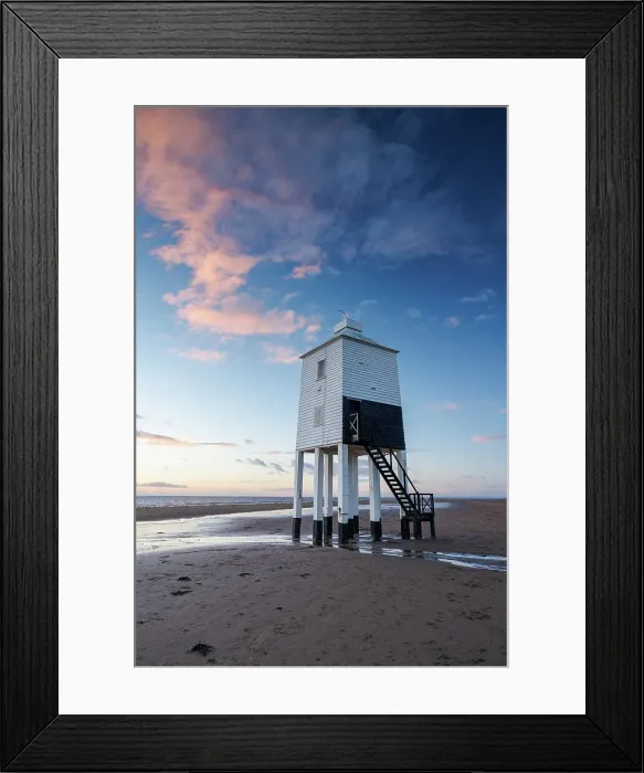 Framed Print : Low Lighthouse, Burnham on Sea, Somerset, England, UK