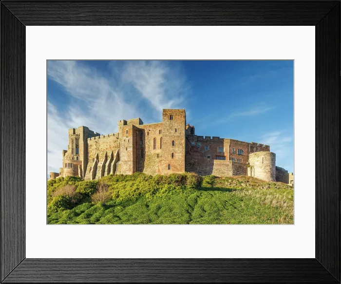 Framed Print : Bamburgh Castle, Bamburgh, Northumberland, England Framed Print : Bamburgh Castle, Bamburgh, Northumberland, England