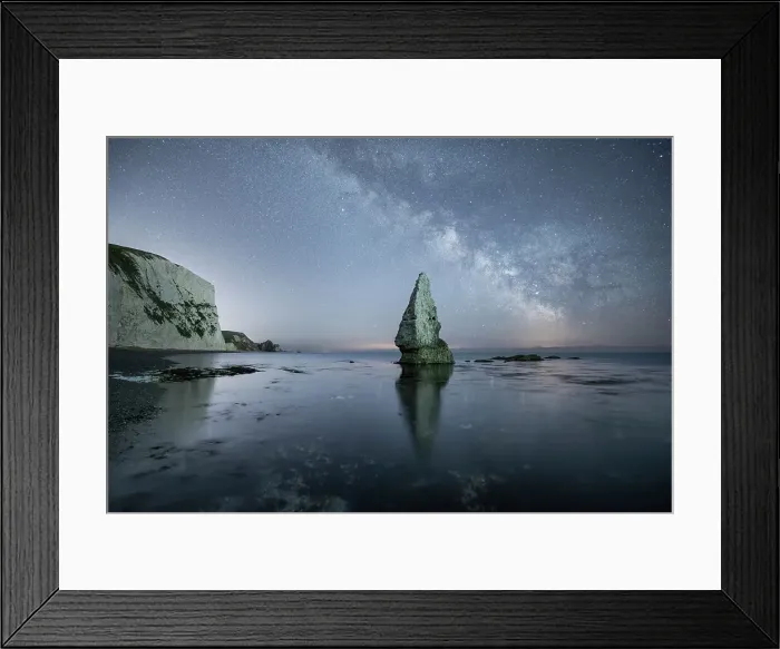 Framed Print : Butter Rock and the Milky Way, Lulworth, Jurrasic Coast, Dorset, England, UK Framed Print : Butter Rock and the Milky Way, Lulworth, Jurrasic Coast, Dorset, England, UK