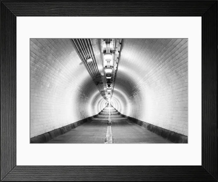 Framed Print : Woolwich Foot Tunnel under River Thames, London, England Framed Print : Woolwich Foot Tunnel under River Thames, London, England
