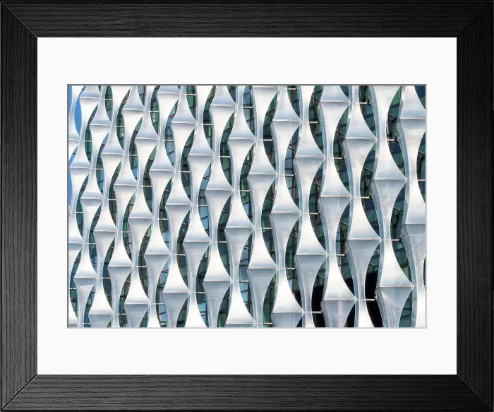 Framed Print : The exterior of the US embassy building in Nine Elms, London, England Framed Print : The exterior of the US embassy building in Nine Elms, London, England