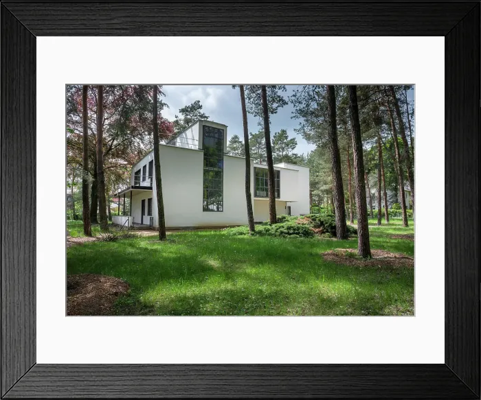 Framed Print : Bauhaus building - Masters Houses, UNESCO World Heritage Site Bauhaus Dessau, Dessau, Saxony-Anhalt, Germany, Europe Framed Print : Bauhaus building - Masters Houses, UNESCO World Heritage Site Bauhaus Dessau, Dessau, Saxony-Anhalt, Germany, Europe