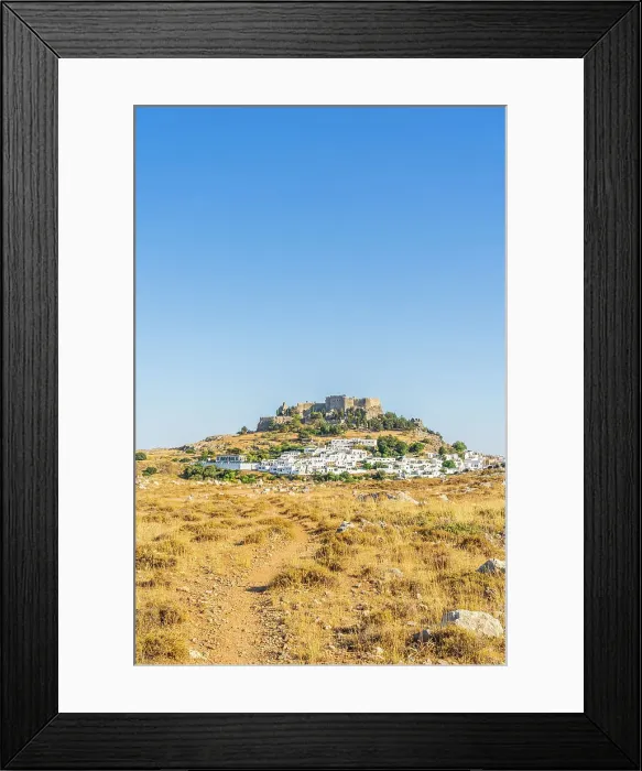 Framed Print : The Arcopolis of Lindos, Lindos, Rhodes, Dodecanese Islands, Greece Framed Print : The Arcopolis of Lindos, Lindos, Rhodes, Dodecanese Islands, Greece