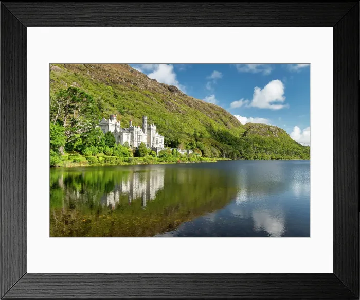 Framed Print : Kylemore Abbey, Pollacappul, Connemara, Co. Galway, Ireland Framed Print : Kylemore Abbey, Pollacappul, Connemara, Co. Galway, Ireland