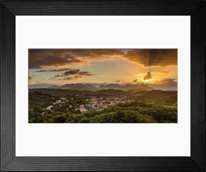 Framed Print : Sunrise over Clifden, Connemara, Co. Galway, Ireland Framed Print : Sunrise over Clifden, Connemara, Co. Galway, Ireland