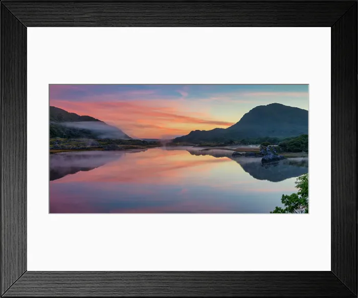 Framed Print : Upper Lake at Sunrise, Killarney, Co. Kerry, Ireland Framed Print : Upper Lake at Sunrise, Killarney, Co. Kerry, Ireland