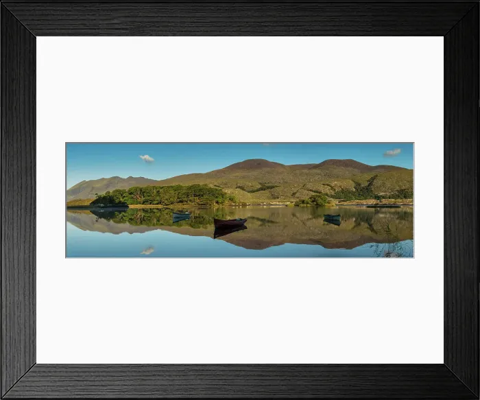 Framed Print : Boats on Upper Lake, Killarney, Co. Kerry, Ireland
