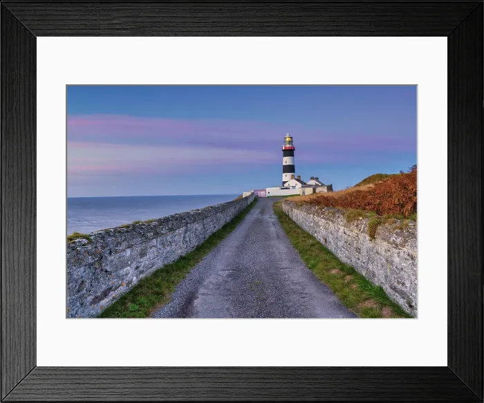 Framed Print : Road to Old Head of Kinsale Lighthouse, Co. Cork, Ireland Framed Print : Road to Old Head of Kinsale Lighthouse, Co. Cork, Ireland