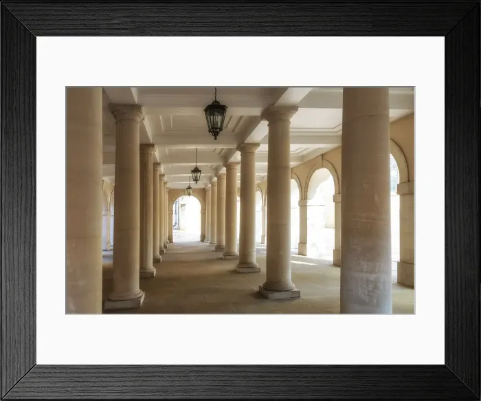 Framed Print : Cloisters in the Inner Temple, London, England