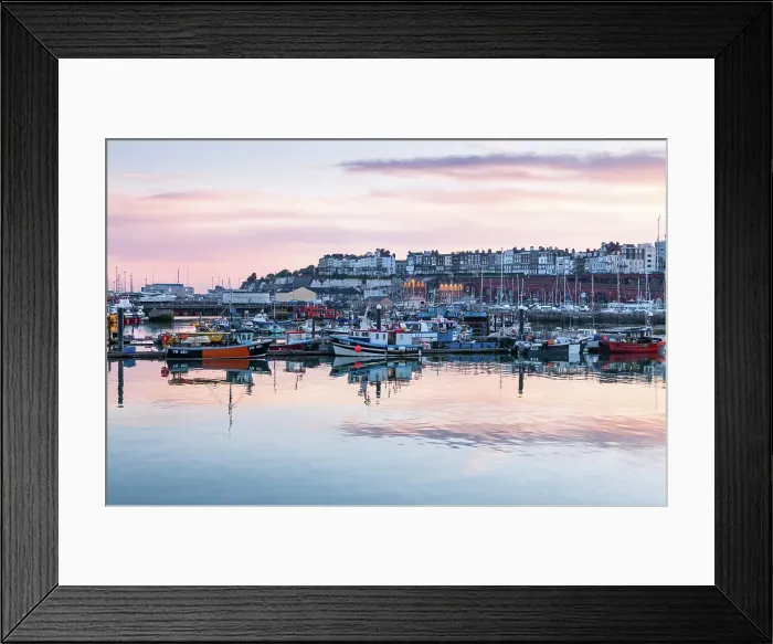 Framed Print : Sunset over Ramsgate Royal Harbour Marina, the only Royal harbour in the country, Kent, England Framed Print : Sunset over Ramsgate Royal Harbour Marina, the only Royal harbour in the country, Kent, England