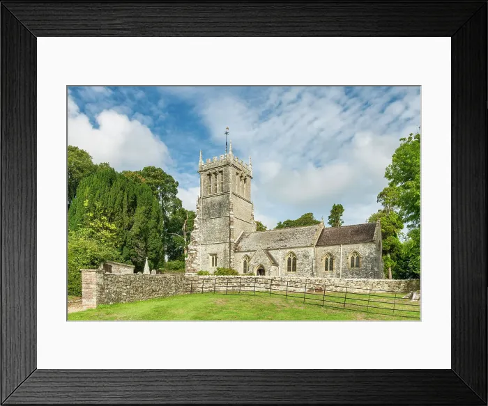 Framed Print : St. Andrews Church, Lulworth, Dorset, England Framed Print : St. Andrews Church, Lulworth, Dorset, England