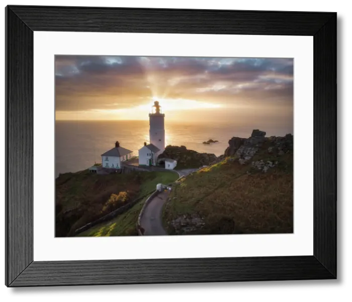 Framed Print : Start Point Lighthouse at sunrise, South Hams, Devon, England, UK Framed Print : Start Point Lighthouse at sunrise, South Hams, Devon, England, UK