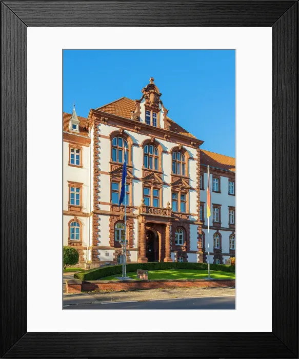 Framed Print : Facade of Ministry of Justice of Schleswig-Holstein, Kiel, Schleswig-Holstein, Germany Framed Print : Facade of Ministry of Justice of Schleswig-Holstein, Kiel, Schleswig-Holstein, Germany