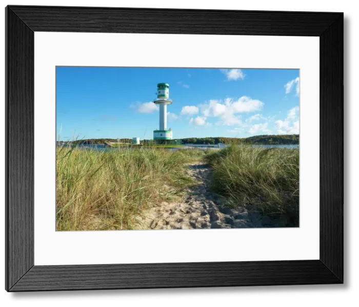 Framed Print : Footpath amidst grass against Friedrichsort lighthouse, Kiel, Schleswig-Holstein, Germany Framed Print : Footpath amidst grass against Friedrichsort lighthouse, Kiel, Schleswig-Holstein, Germany