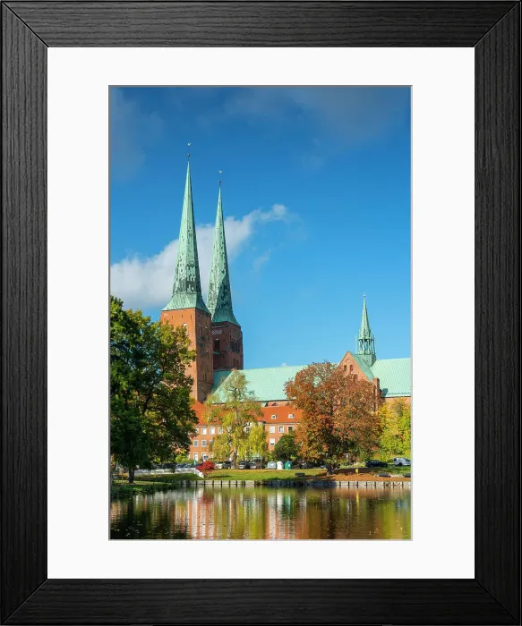 Framed Print : Lubeck Cathedral, Lubeck, UNESCO, Schleswig-Holstein, Germany Framed Print : Lubeck Cathedral, Lubeck, UNESCO, Schleswig-Holstein, Germany
