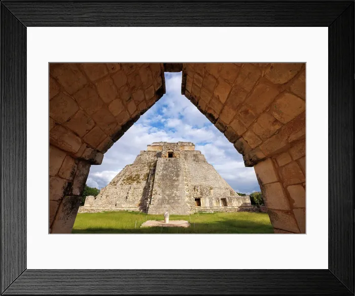 Framed Print : Pyramid of the Magician, Uxmal, Yucatan peninsula, Mexico Framed Print : Pyramid of the Magician, Uxmal, Yucatan peninsula, Mexico