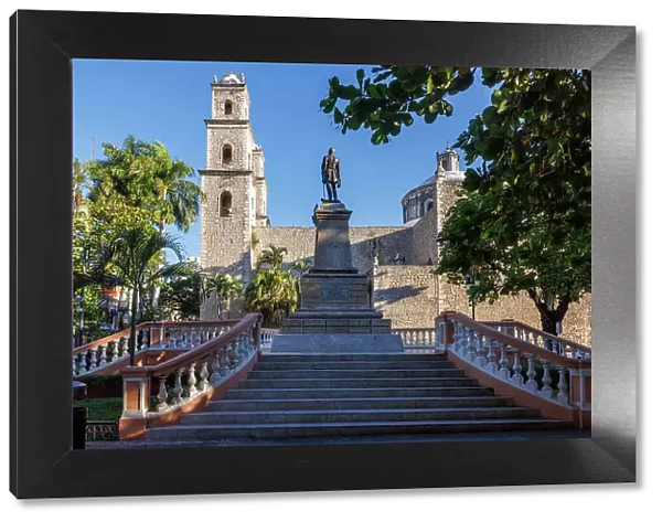 Iglesia de Jesus, Parque Hidalgo, historical centre of Merida, Yucatan, Mexico