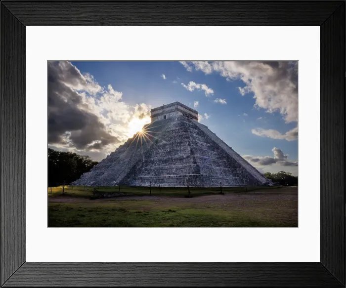 Framed Print : Temple of Kukulkan, El Castillo, Chichen Itza, Yucatan, Mexico Framed Print : Temple of Kukulkan, El Castillo, Chichen Itza, Yucatan, Mexico