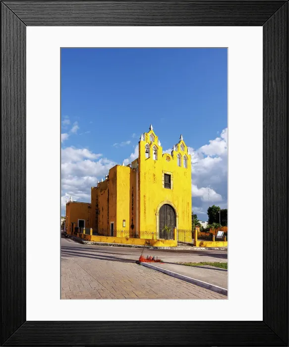 Framed Print : Church los remedios, Izamal, Yucatan, Mexico Framed Print : Church los remedios, Izamal, Yucatan, Mexico