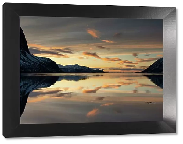Bergsbotn Reflections at Sunset, Senja, Norway