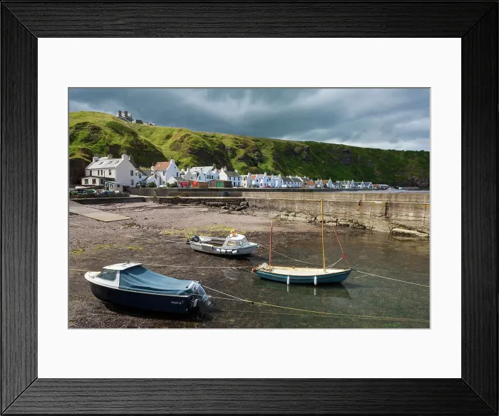 Framed Print : Scotland, Aberdeenshire, Pennan village Framed Print : Scotland, Aberdeenshire, Pennan village