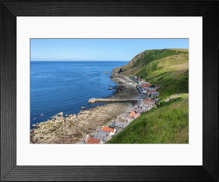 Framed Print : Scotland, Aberdeenshire, Crovie Crovie village Framed Print : Scotland, Aberdeenshire, Crovie Crovie village