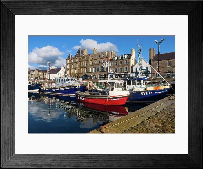 Framed Print : Scotland, Orkney Islands, Kirkwall town Framed Print : Scotland, Orkney Islands, Kirkwall town