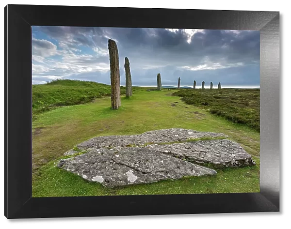 Scotland, Orkney Islands, Ring of Brodgar, stone circle