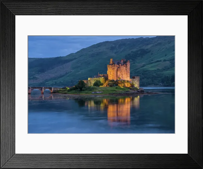 Framed Print : Scotland, Highlands, Loch Duich, Eilean Donan Castle Framed Print : Scotland, Highlands, Loch Duich, Eilean Donan Castle