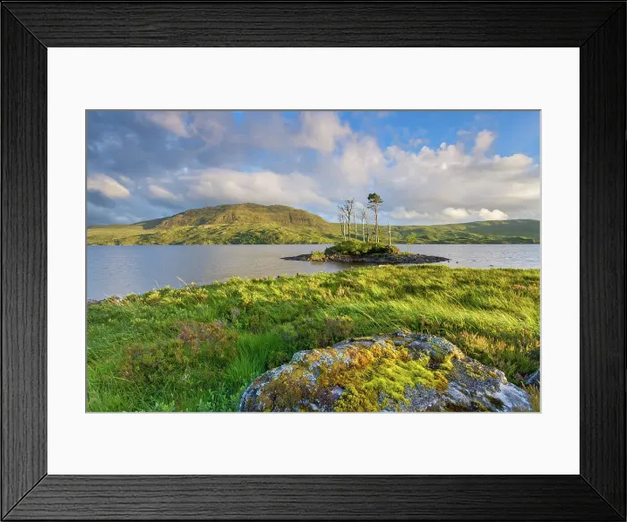 Framed Print : Scotland, Sutherland, Loch Assynt Framed Print : Scotland, Sutherland, Loch Assynt