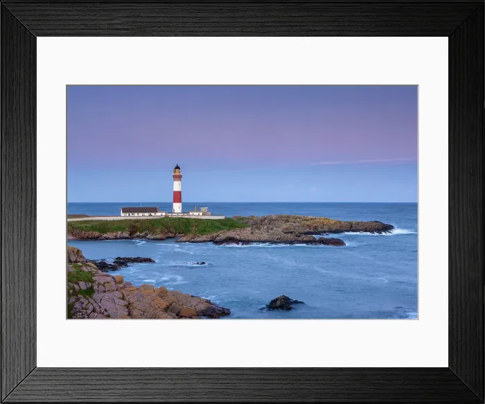 Framed Print : Scotland, Aberdeenshire, Buchanness lighthouse Framed Print : Scotland, Aberdeenshire, Buchanness lighthouse