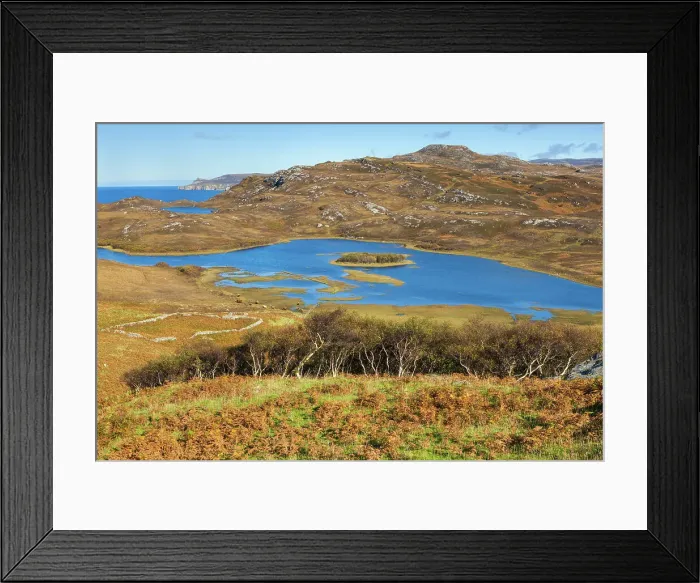 Framed Print : Scotland, Sutherland, Loch Hope Framed Print : Scotland, Sutherland, Loch Hope