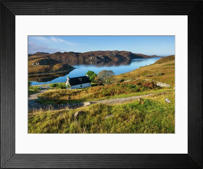 Framed Print : Scotland, Sutherland, Loch Inchard Framed Print : Scotland, Sutherland, Loch Inchard
