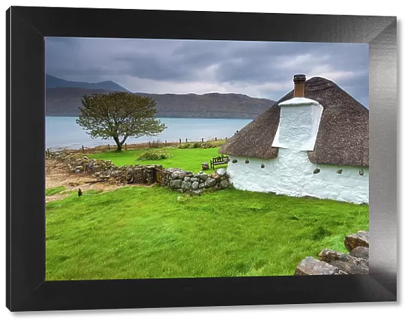 Scotland, Isle of Skye, Luib fishing settlement, old house