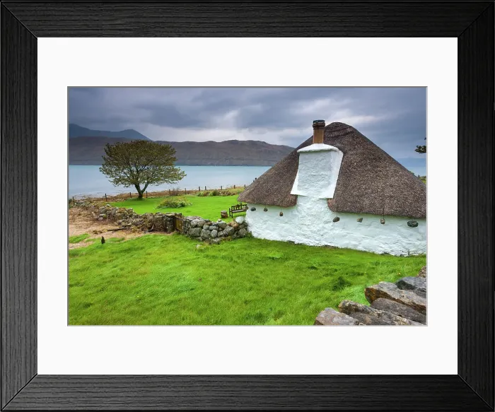 Framed Print : Scotland, Isle of Skye, Luib fishing settlement, old house