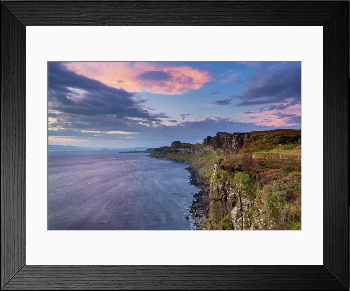 Framed Print : Scotland, Isle of Skye, Kilt Rock, view point Framed Print : Scotland, Isle of Skye, Kilt Rock, view point