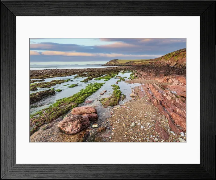 Framed Print : Manorbier Beach, Tenby, Pembrokeshire, Wales, United Kingdom Framed Print : Manorbier Beach, Tenby, Pembrokeshire, Wales, United Kingdom