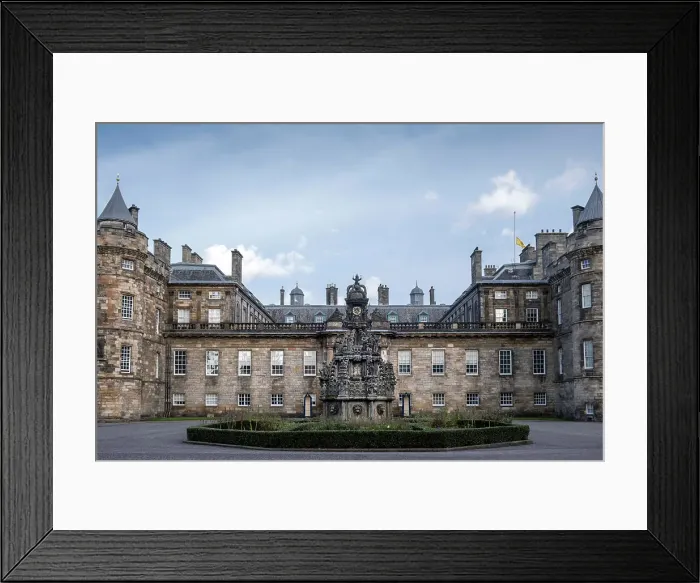 Framed Print : Europe, UK, Scotland, Edinburgh. The Palace of Holyrood House, residence of the king in Scotland