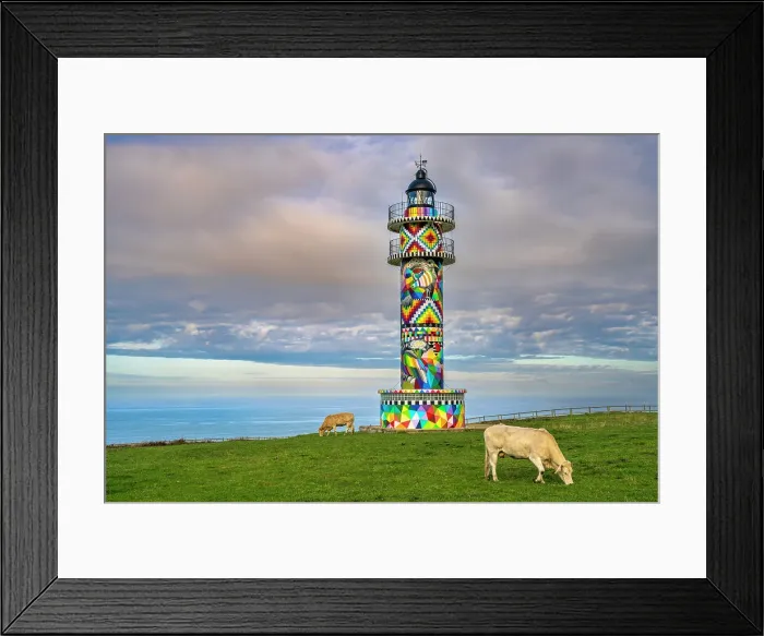Framed Print : Ajo Lighthouse, Cantabria, Spain Framed Print : Ajo Lighthouse, Cantabria, Spain
