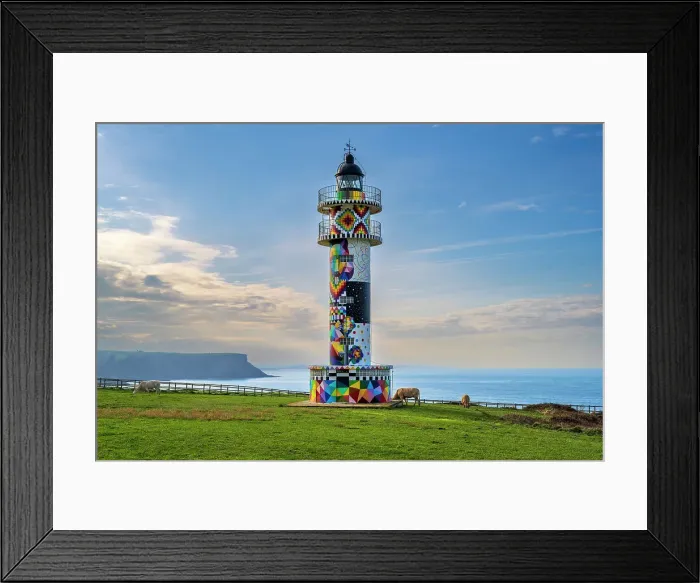 Framed Print : Ajo Lighthouse, Cantabria, Spain