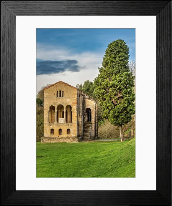 Framed Print : Church of Santa Maria del Naranco, Oviedo, Asturias, Spain