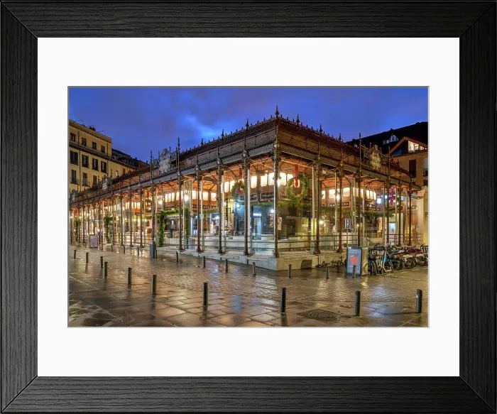 Framed Print : Market of San Miguel (Mercado de San Miguel), Madrid, Spain Framed Print : Market of San Miguel (Mercado de San Miguel), Madrid, Spain