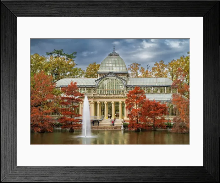 Framed Print : Palacio de Cristal, Buen Retiro Park, Madrid, Spain Framed Print : Palacio de Cristal, Buen Retiro Park, Madrid, Spain